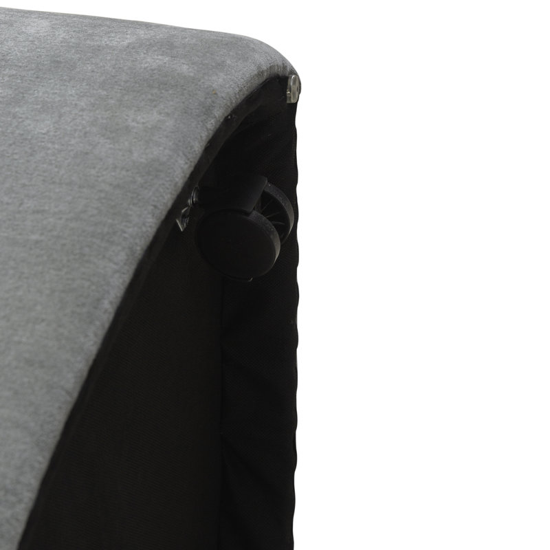 Idrees Accent Dining Chair W/ Casters, Sapphire