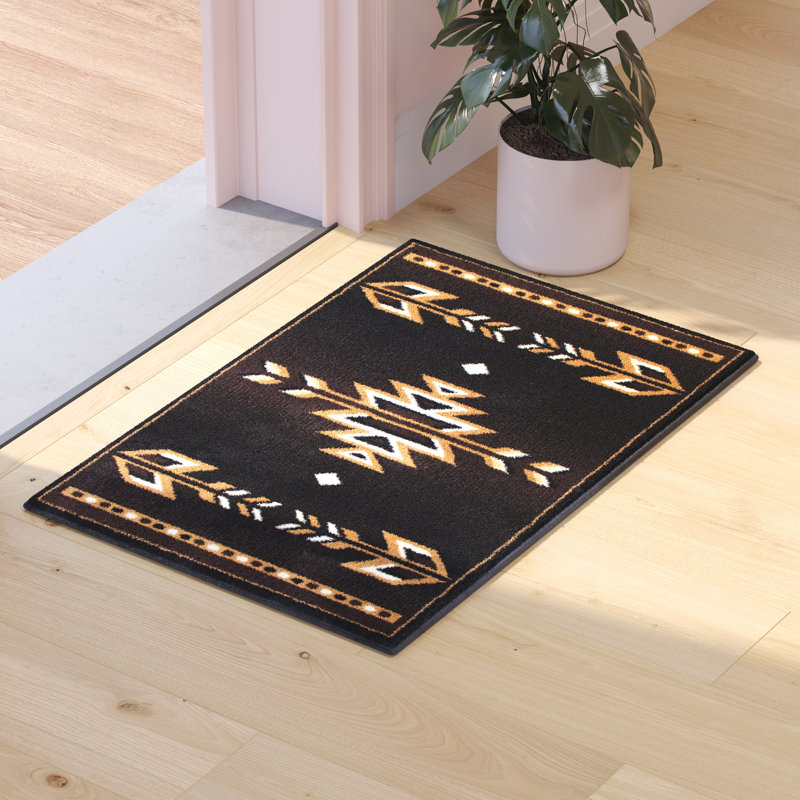 Byong Southwestern Style Area Rug, Rectangle 2' x 3'