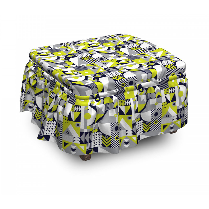 Housse pour en mosaïque contemporaine repose-pieds