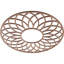 Médaillon de plafond 22 po x 22 po x 7 1/2 po x P 3/8 po Cannes-63411902-63411914