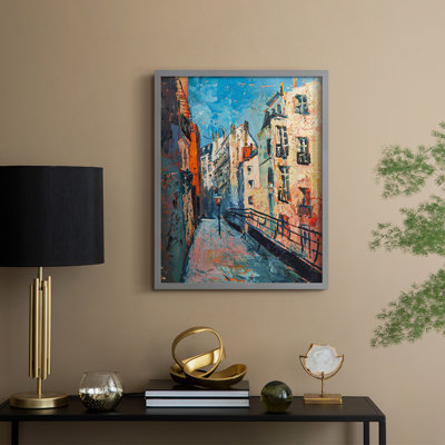 «LANDSCAPES Series CCCEI», reproduction encadrée - bois massif