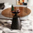 Round Dining Table For Small Spaces, Mid-Century Modern Pedestal Design With Glass Top, Perfect For Kitchen And Living Room