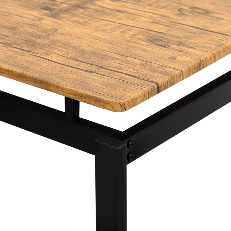 5-Piece Compact Bar Table Set With Table And Stools, Brown