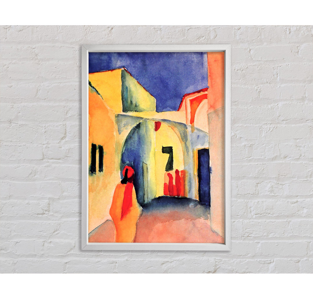 August Macke Look In A Lane - Druck