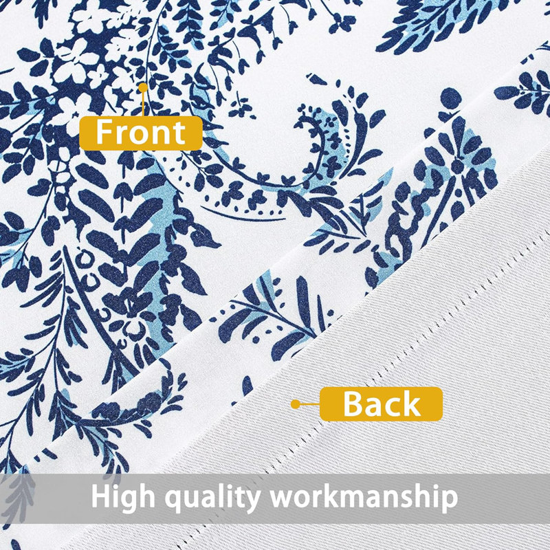 Ria Blackout Curtain Pair, Navy