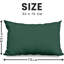 Super Dreamer Solid Colour Pillowcases 4 Pair 50x75 cm - Polyester Machine Washable High Yarn Quality Bedding-118161193
