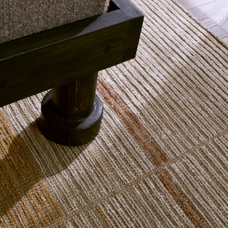 Jaipur Living Julisa BEZ07 Handknot Striped Tan/Brown Area Rug (10'X14'), Rectangle 10' x 14'