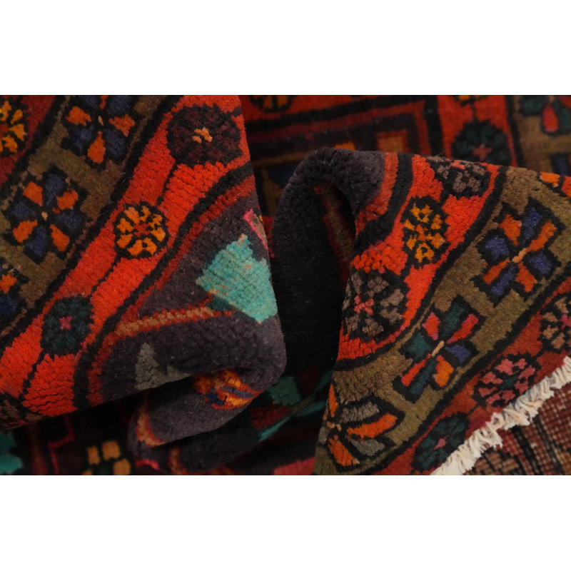 Vintage Wool Traditional Runner Rug 3x10