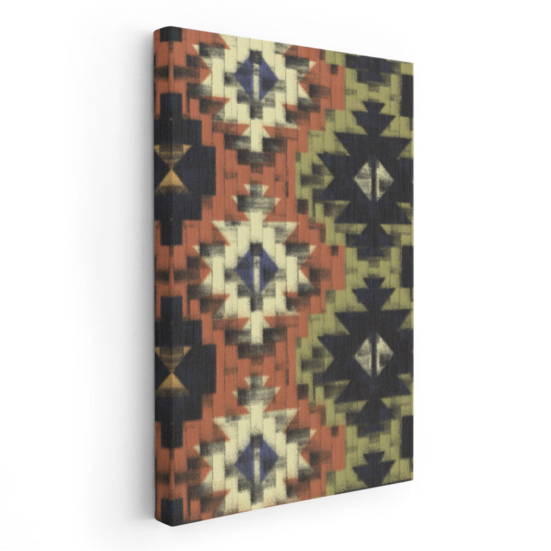 Coyo Textile II - Canvas Print Wall Art, 48" H x 32" W