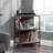 Sauder Nova Loft Accent Storage Cabinet With Tilted Shelves, Durable Metal Frame, And Versatile Home Placement