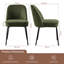Soft Padded Upholstered Dining Chair with 12cm Thick Seat Cushion-719338504
