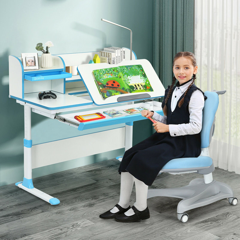 Chaise de bureau pour enfants, Bleu