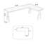 Bureau en bois massif en L Burlywood-479433151-479433147