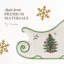 Christmas Tree Serve Sleigh Plate