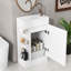 Meuble-lavabo 18,6 po avec lavabo, meuble-lavabo avec tablette à deux niveaux, orienté vers la gauche ou vers la droite, meuble-lavabo-537768400