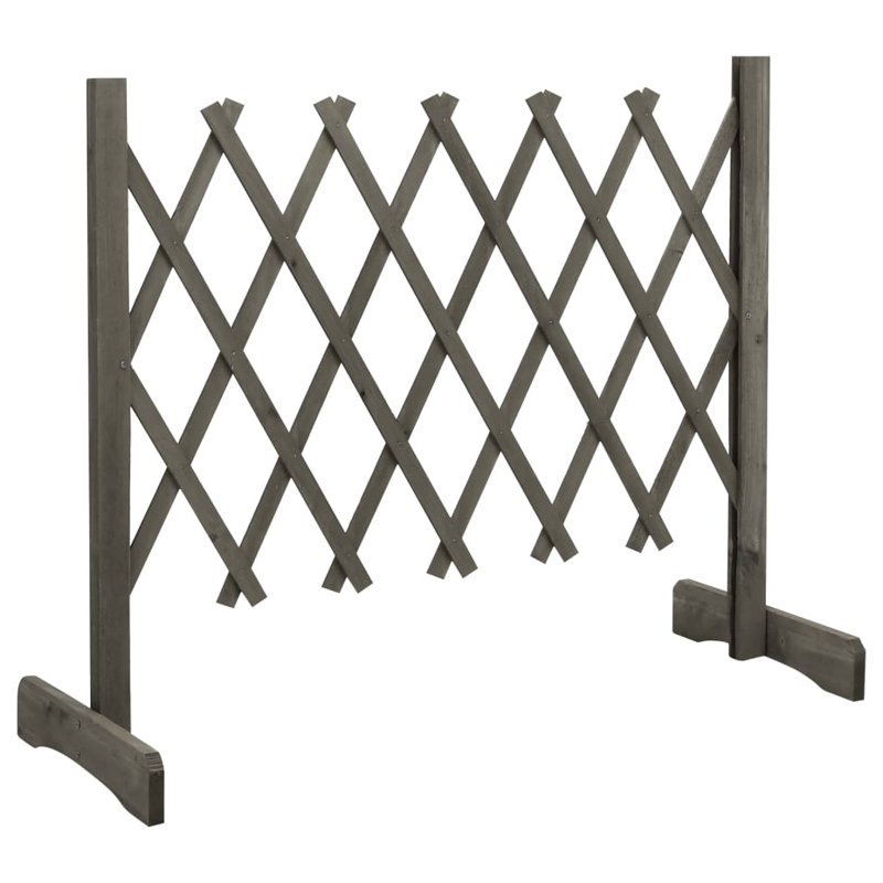 Broumov Fence Panels Fencing, 60cm H x 120cm W, Grey