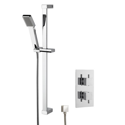 Thermostatic Shower with Handheld Shower Head
