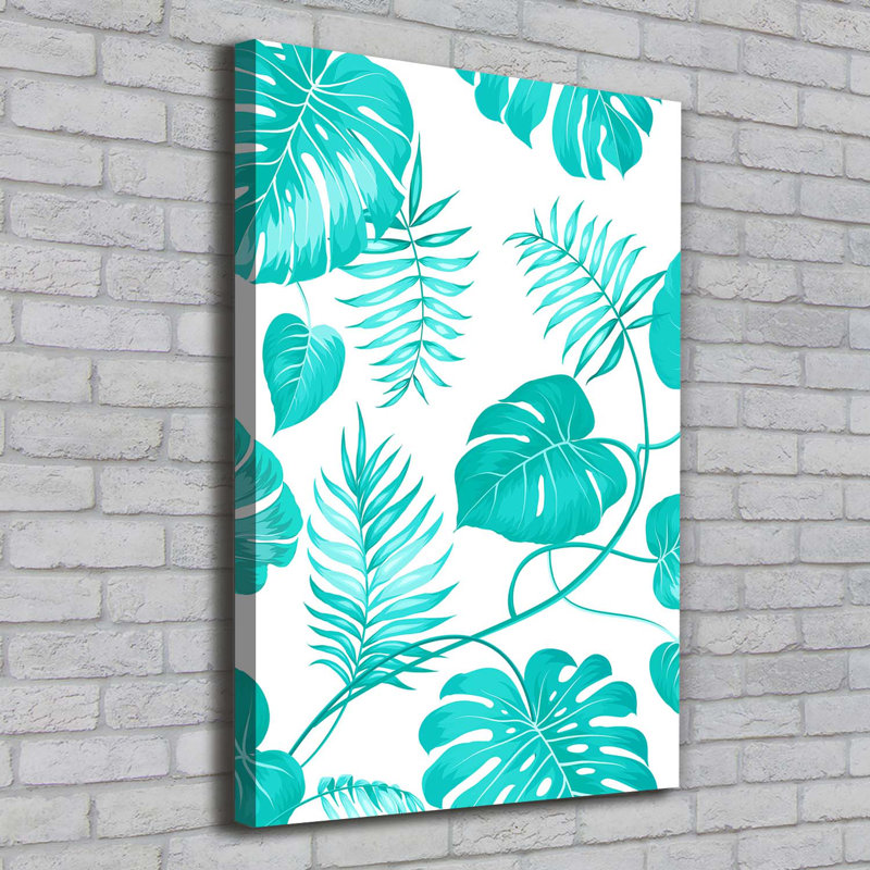 Tropical Leaves - Wrapped Canvas Print