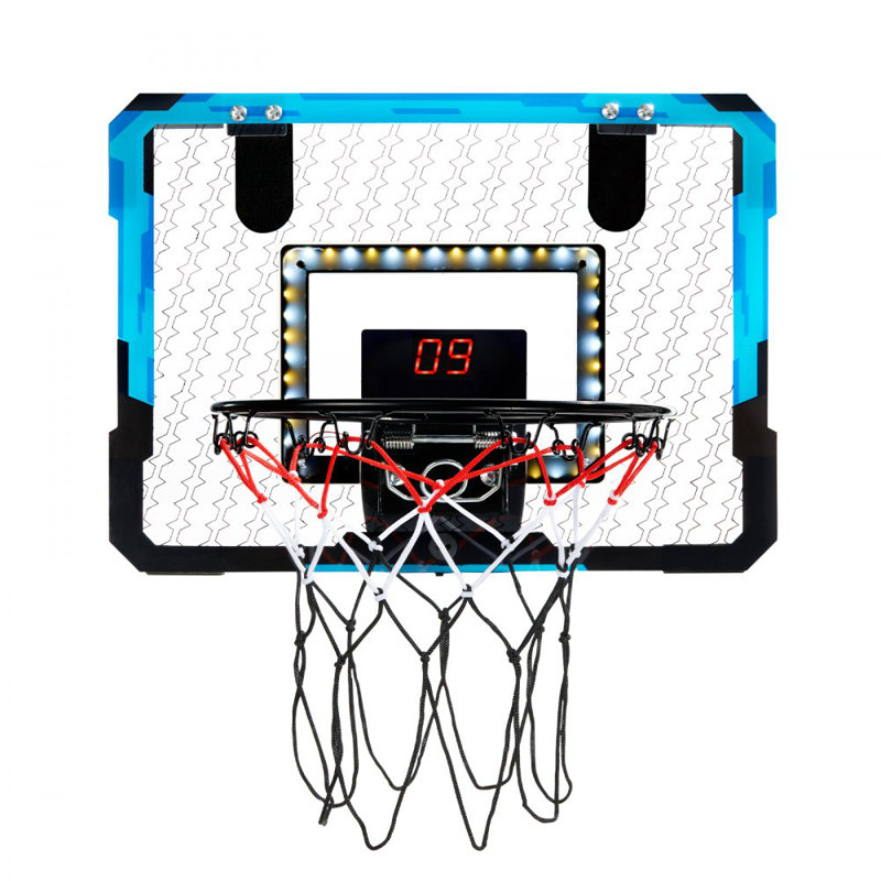 Panier de basketball pour enfants avec lumières DEL et tableau de pointage audio pour enfant