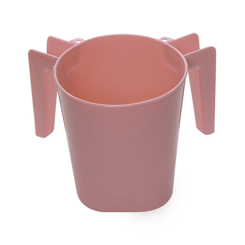 Tasse de lavage en plastique, Rose