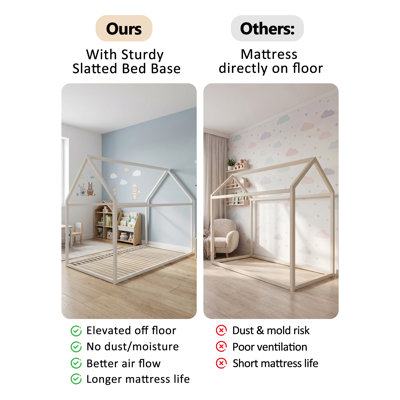 Nova Metal Montessori House Bed