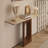 Traditional Nut-Brown Solid Wood Console Table-199013171