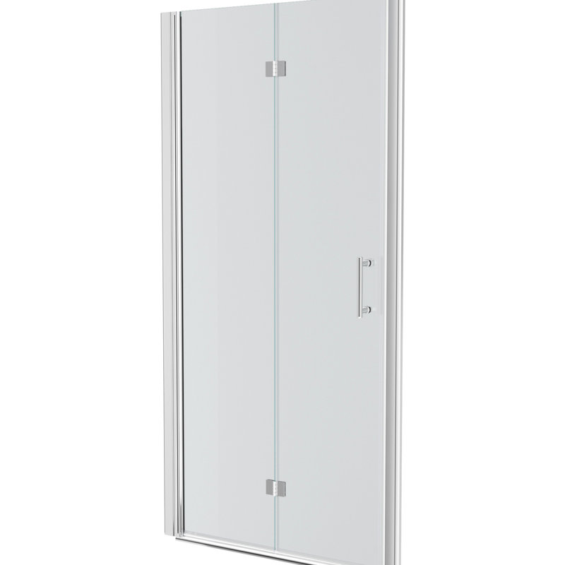 30"w X 72"h Fold Shower Door, - Tempered Glass Outlet Water-, Space, Adjustable Characteristic Design Inlet Feature