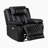 Marlow 40" Modern & Contemporary Premium Faux Leather Power Reclining Chair with V-Pattern Stitching, One-Touch Power Control & USB Charging & LED Lighting-1366168572
