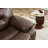 Alec Genuine Leather Manual Reclining Loveseat with Overstuffed Armrests
