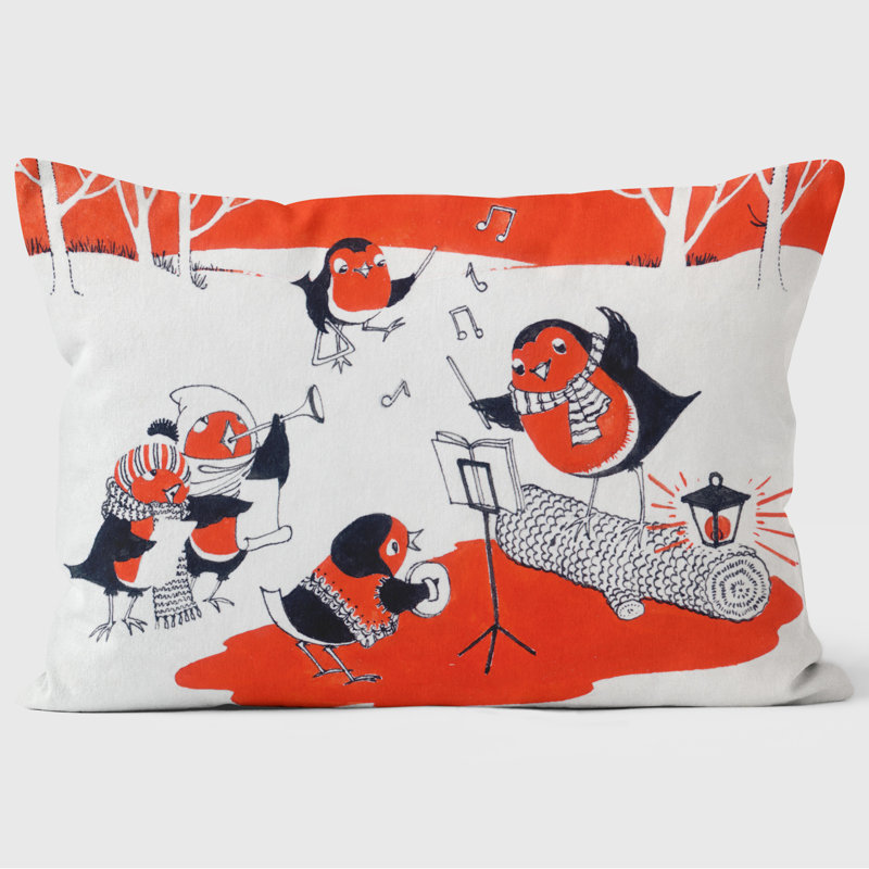 The Robin Band - Christmas Cushion