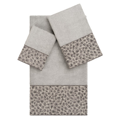 Spots 3 Piece Turkish Cotton Towel Set