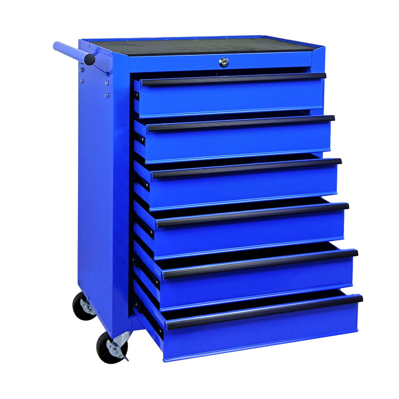 Coffre à outils roulant en métal, Blue