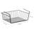 Space-Saving Storage Rack Hanger Slide Rail Under Cabinet Storage Rack Wire Basket