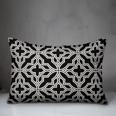  Geo Quatrefoil Lumbar Pillow