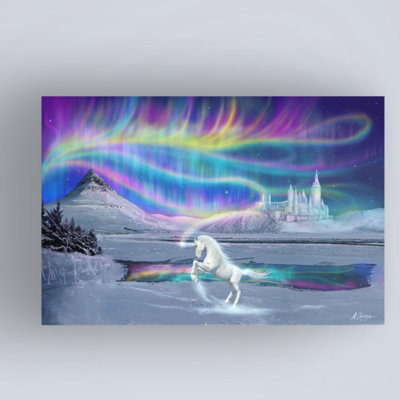 «Aurora Unicorn» par Anthony Christou, impression sur toile tendue