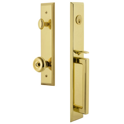 Ensemble de fausse poignée complète inactive Fifth Avenue avec poignée en D et bouton