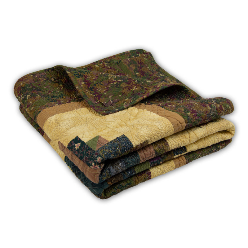 Embroidered Throw Blanket
