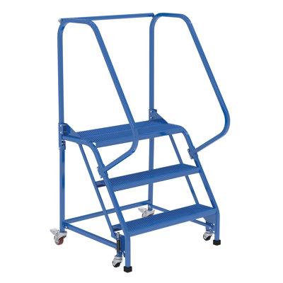Clackamas 3 - Step Steel Library Ladder