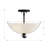 Elowen 15" 3-Light Semi-Flush Mount