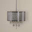 Luminaire suspendu cylindrique à 4 lumières Jill