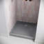 Base de douche en alcôve en acrylique gris mat 36 po x 36 po avec drain central Streamline-118934331
