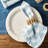 Gingham Ruffle Napkin-121849826