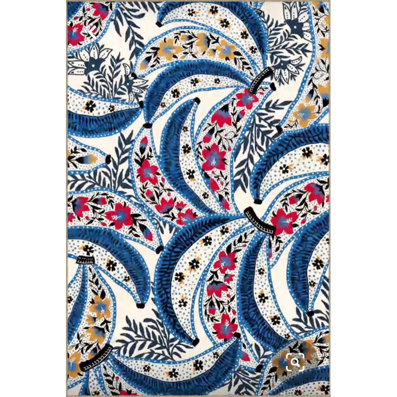 Tapis décoratif tissé à la machine, Sous-tapis carré 3 pi 3 po inclus