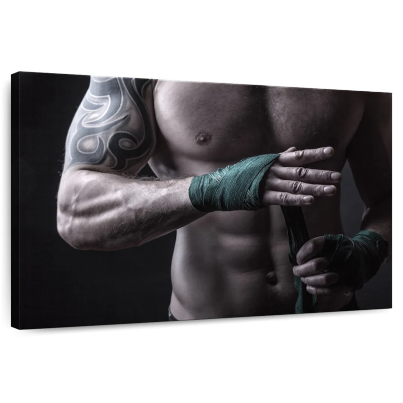 Sireci Boxing Preparation, 32" H x 48" W