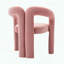 Chaises d'appoint tonneau en velours Contemporary - ensemble de 2-1690423826