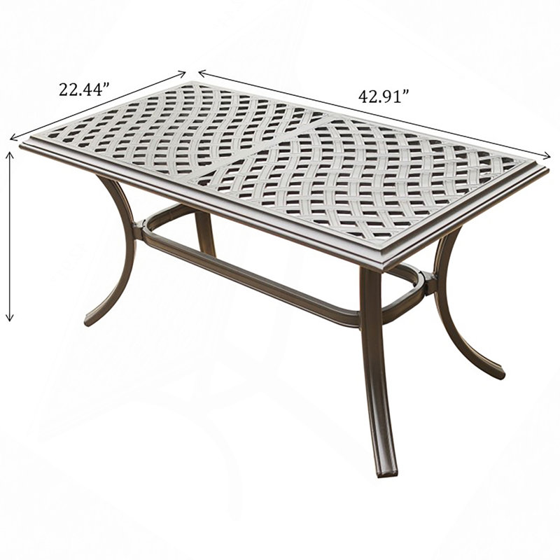 Table basse, brun espresso