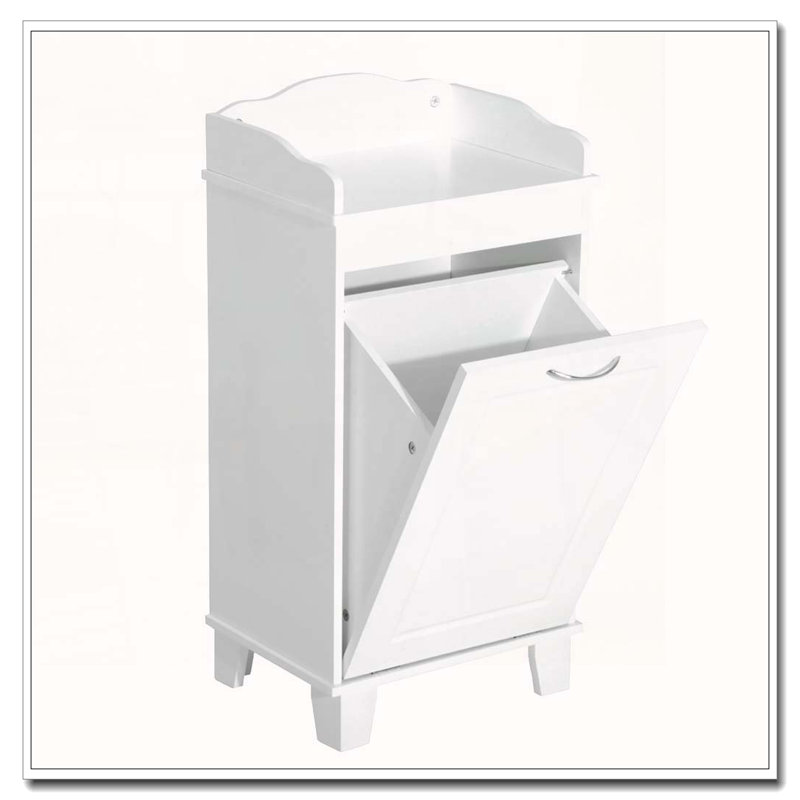 Tilt-Out Laundry Hamper Cabinet