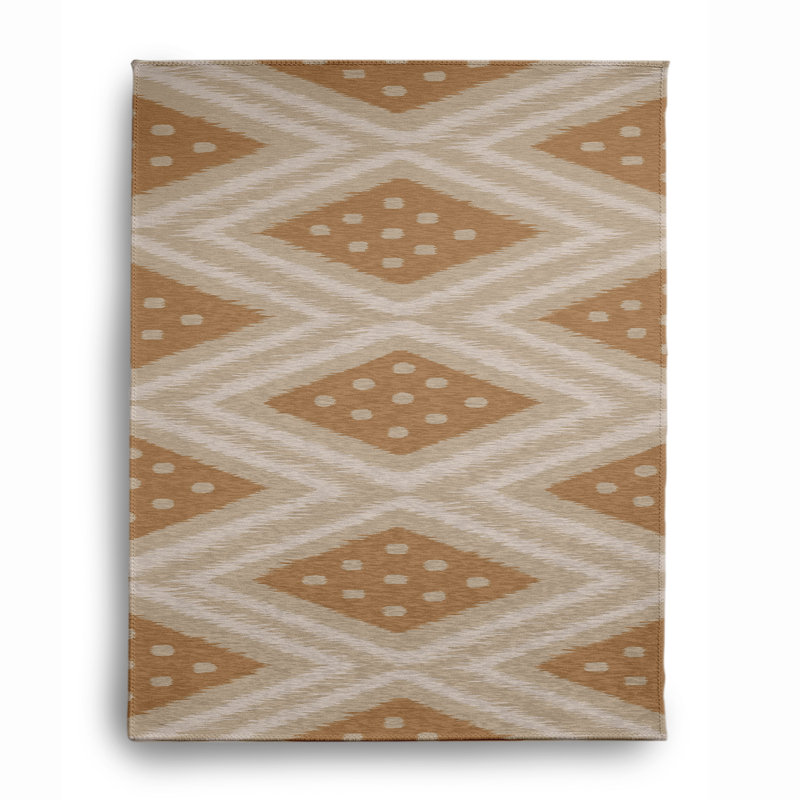 Chenille Geometric Indoor Rug, Rectangle 4' x 6'