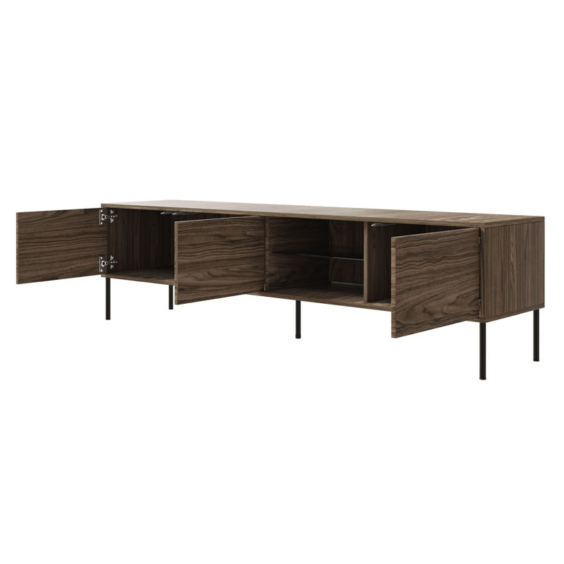 Unfinished TV Stand for TVs up to 75", Brown