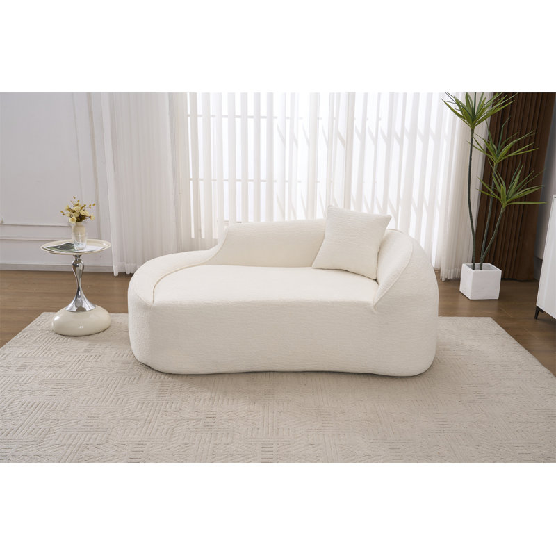 Chaise longue longue Compression courbée en chenille pour l'intérieur